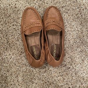 Women’s tan moccasins